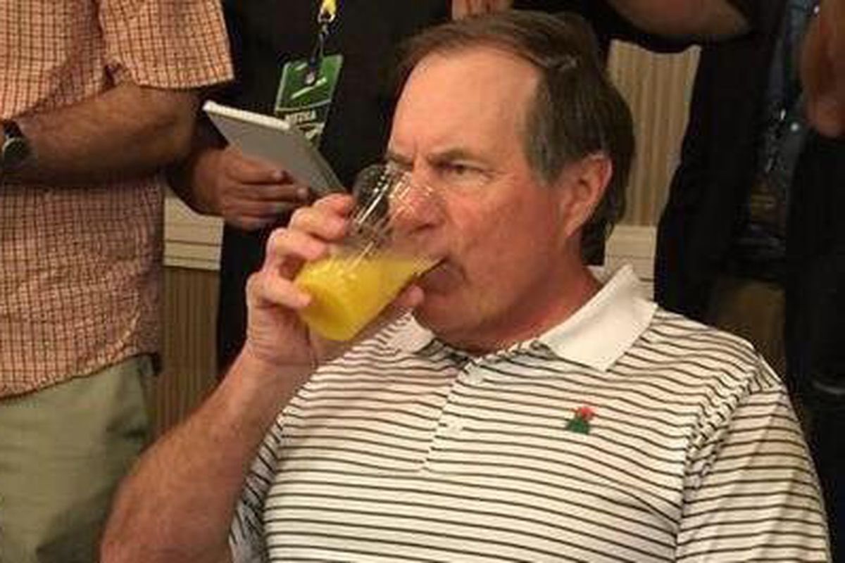 DVNJr's tweet photo. Admit it: Bill Belichick interviewed you. https://t.co/W9VGixsjGY