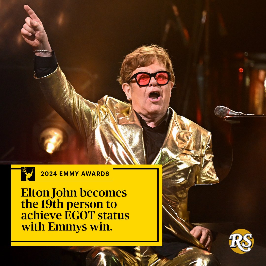 Elton John, EGOT winner. 👑 More: rollingstone.com/tv-movies/tv-m…