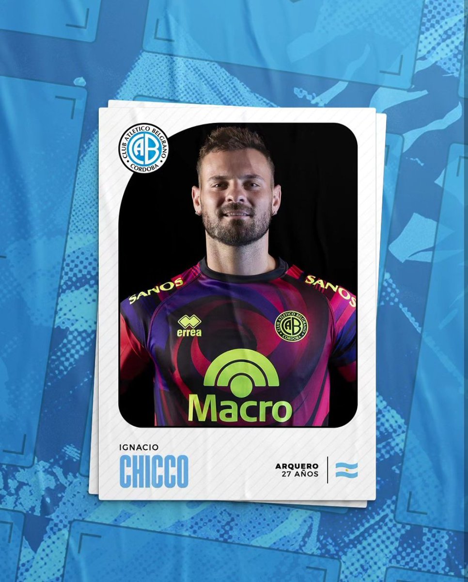 lacentrald_sf's tweet photo. ✅OFICIAL: Ignacio #Chicco fue presentado como nuevo arquero de #Belgrano

✒️El ex #Colon firma un contrato con el Pirata hasta diciembre de 2026 https://t.co/OZYIfdxxH9