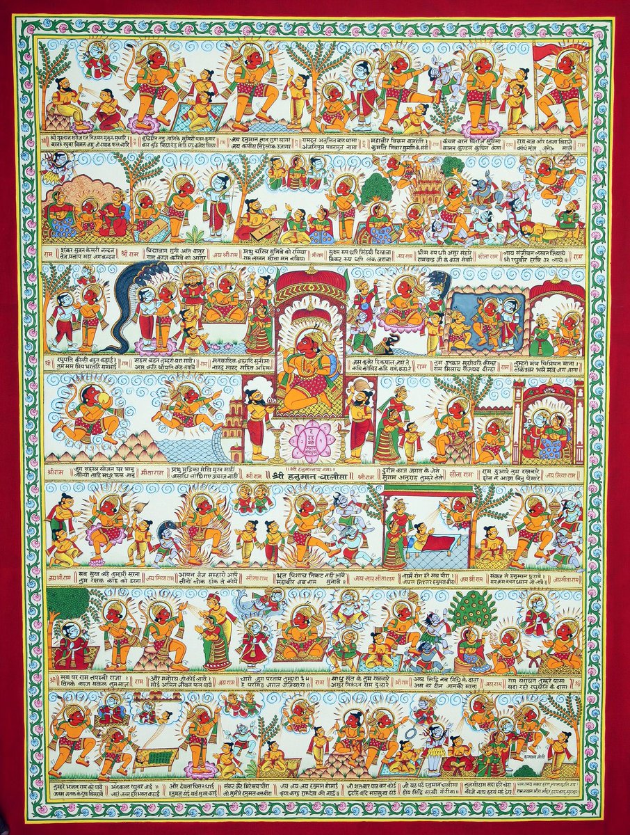 himachal_queen's tweet photo. Entire Shri Hanuman Chalisa in one frame🙏🏻🚩 https://t.co/fqHsEFuEnf