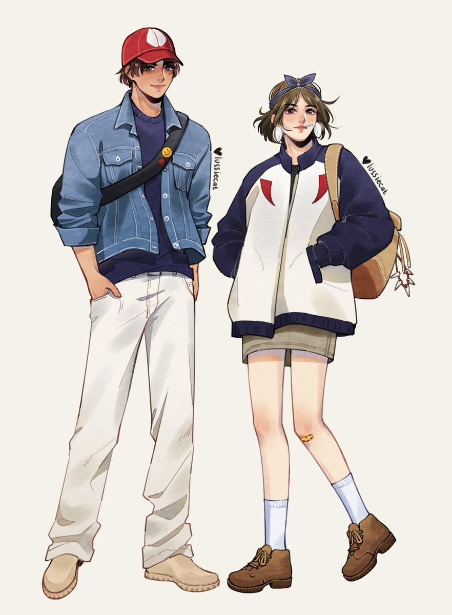 San and Ashitaka in modern outfits 🐺🦌

#PrincessMononoke #Ghibli #san #ghiblifanart #fanart #ashitaka