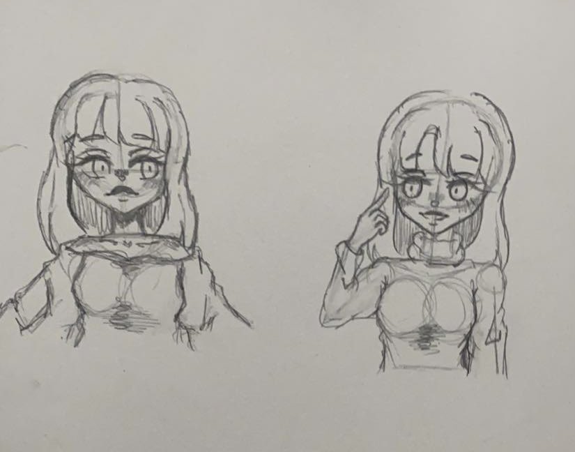 4n0nym0u53_4rt's tweet photo. theyre lookin at each other (not intentional)

#art #art2024 #artist2024 #artistontwitter #arttwt #traditionalart #traditionalsketch #sketch #artmoots #comissions #commissionsopen 

#tourettes #tourettessyndrome #artistwithtourettes https://t.co/WXmc1oV60c