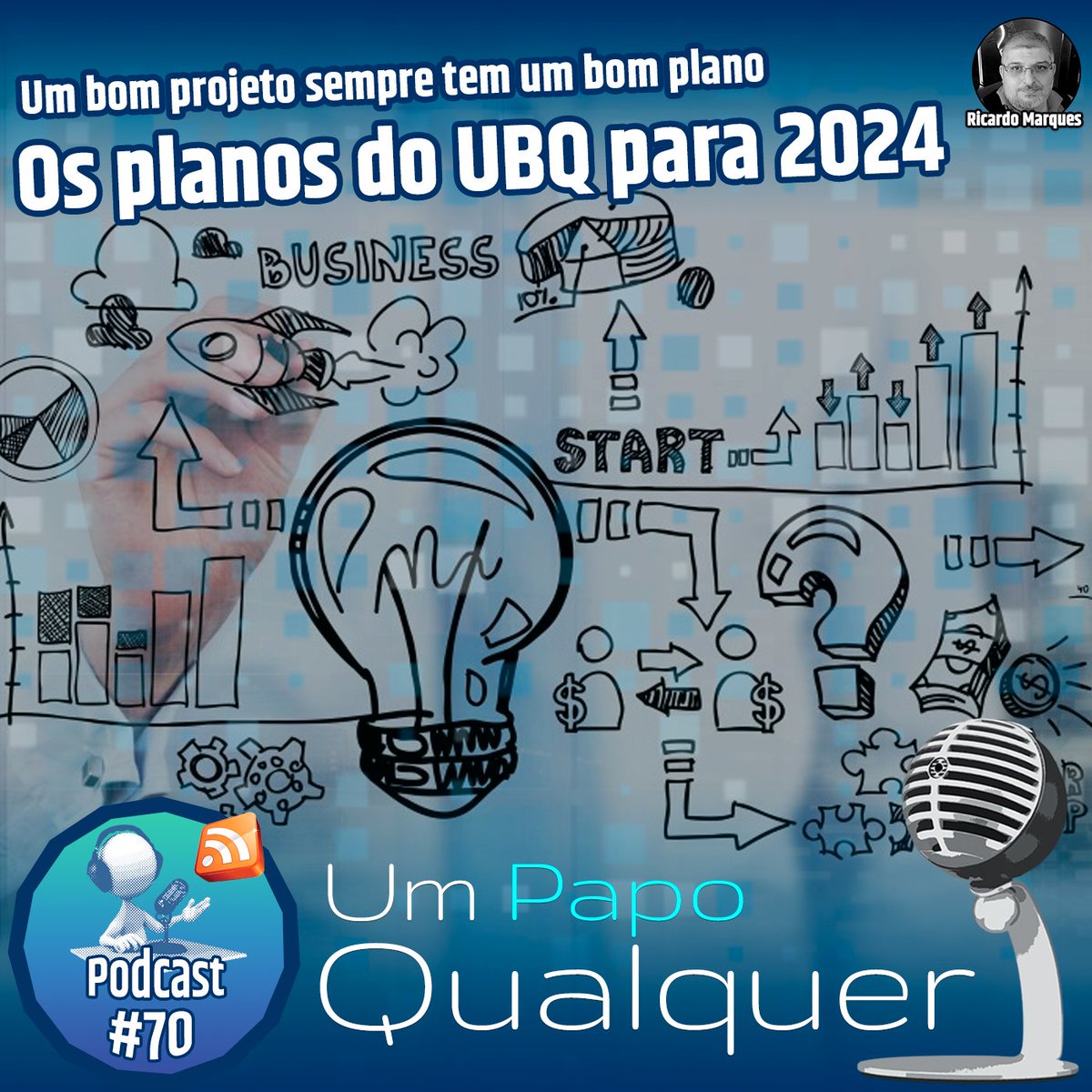 UmPapoQualquer's tweet photo. Está no ar mais uma edição do podcast Um Papo Qualquer. E na publicação de hoje, um papo sobre o os planos para o UBQ neste ano de 2024.

Ouça, opine, compartilhe... Divirta-se!
https://t.co/kaBxLYJGE3
#UBQ #UmPapoQualquer #Podcast https://t.co/Q06Htp0D3b