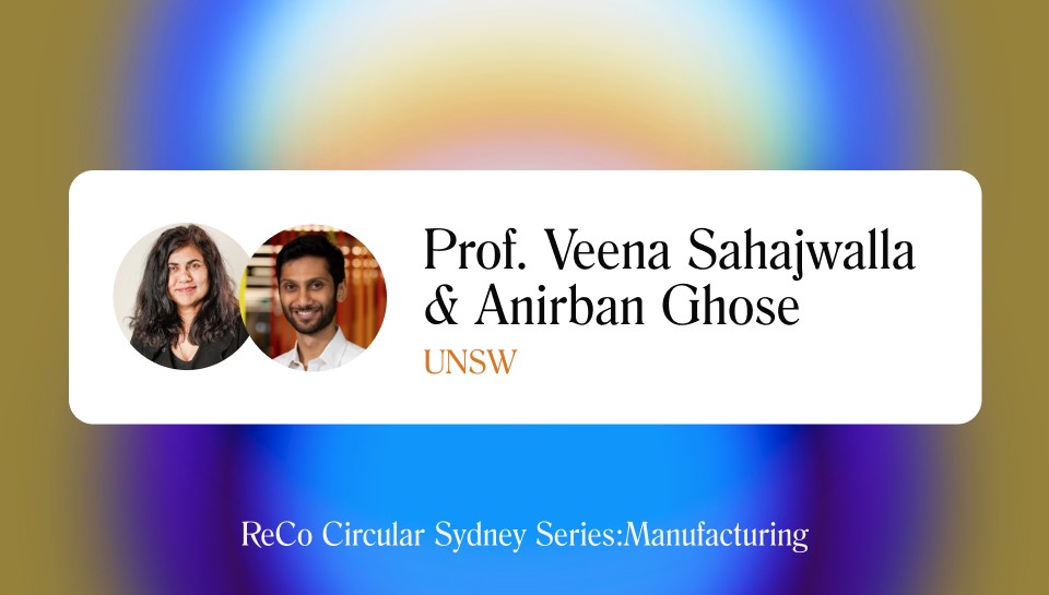 Pleased to share this Q&amp;A with me and <a href="/UNSW/">UNSW</a> SMaRT Centre's Head of Technology Anirban Ghose delving into SMaRT's world of #science and #innovation, exploring our vision for the future of #recycling, #manufacturing and #waste transformation

<a href="/UNSWScience/">UNSW Science</a> 

smart.unsw.edu.au/news-events/ne…
