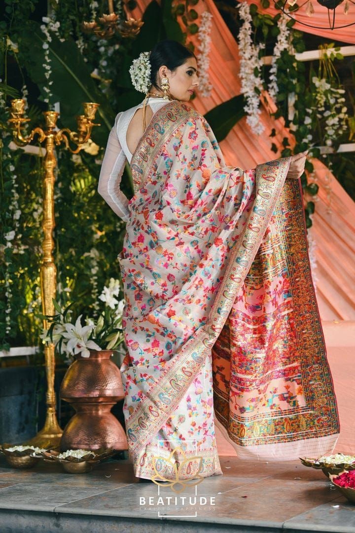 13. Phulkari Saree - Punjab