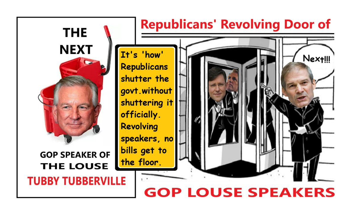 Florenc39933400's tweet photo. @Franktheshank88 @Newsweek Why Republicans waisted weeks on GOP Speaker searches.
Republicans "...want..." to shutter the govt. So to not vote on #UkraineAid nor #BidensInfrastructure Which are #Biden investments in #WorkersRights
So, no-speakers & #GOPDistractions mean GOP's #UnofficialShutdown https://t.co/FVekt51j8X