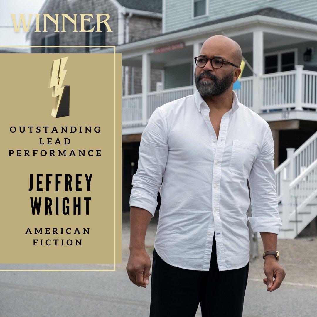 Winner for Lead Performance - @jfreewright (@americanfictionmovie)   #blackreeltvawards #blackreelawards #blackexcellence