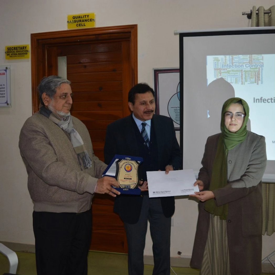 official_amdc's tweet photo. Medical Education department has conducted Infection Prevention &amp; Control training workshop at Akhtar Saeed Medical &amp; Dental College for the faculty members today. Associate Prof Dr Nadia Wali has trained the faculty members https://t.co/x4Iw0iUZSr