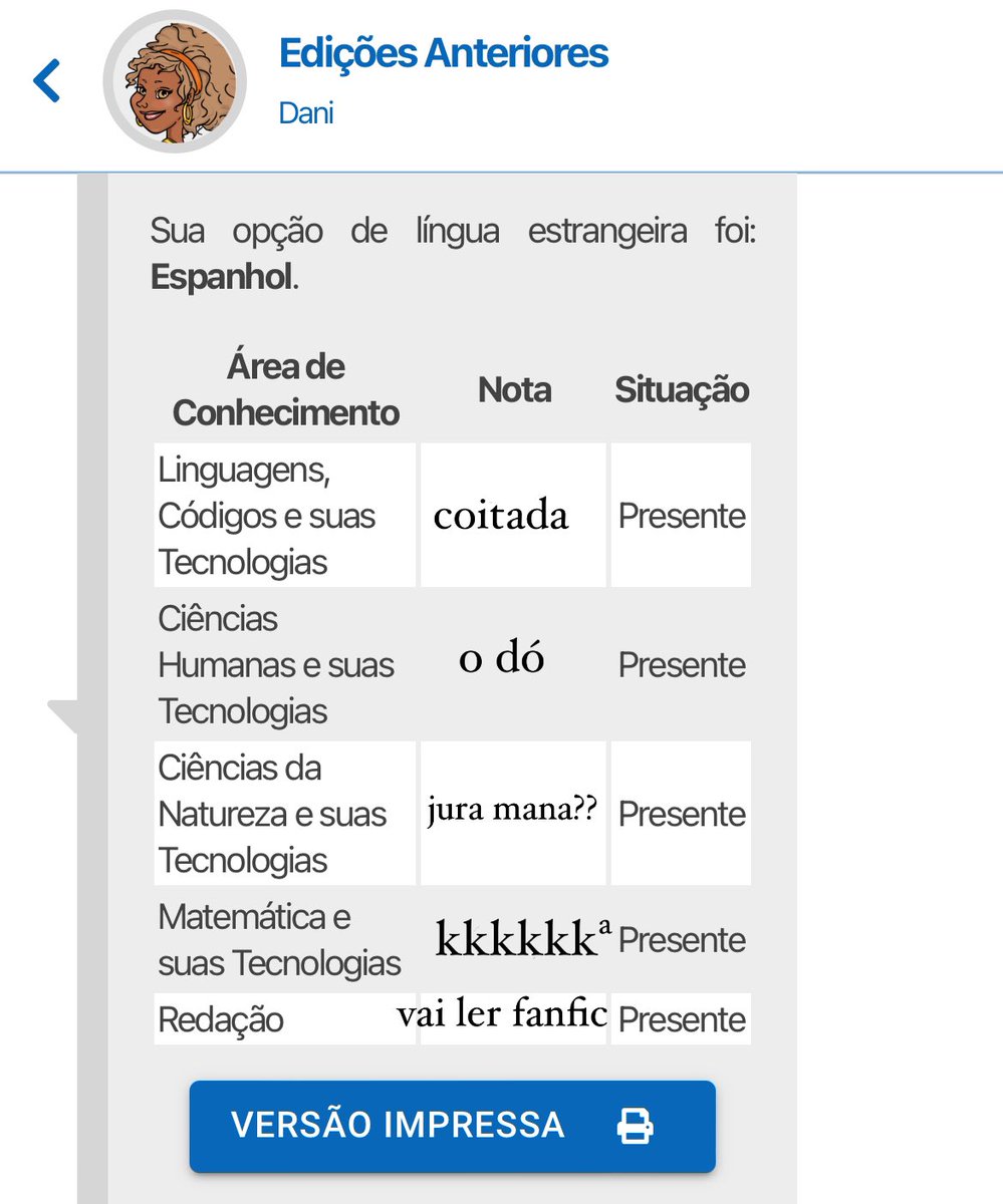 jurujubs_'s tweet image. SAIU MINHA NOTA DO ENEM 2023