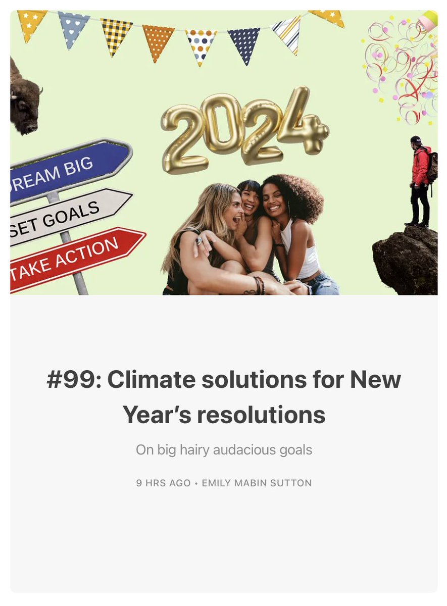 Set a new year's resolution with us in the latest issue of #climateclub #climatechange #aotearoa #nz <a href="/ClimateClubNZ/">Climate Club NZ</a>  climateclubnz.substack.com/p/99-climate-s…
