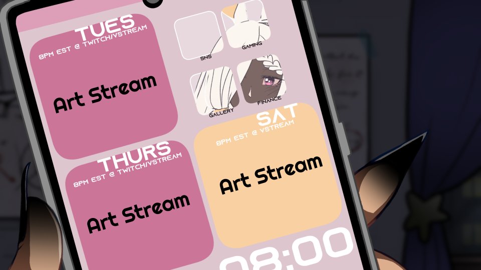 AION_VT's tweet photo. Stream schedule!  

Art only this week, next week we'll be checking out Nu: Carnival Bliss when it releases on Thursday!! https://t.co/BRV0J8OXo1
