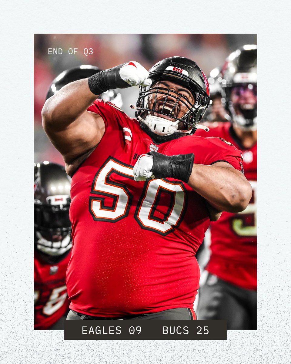 Buccaneers's tweet photo. ONE. MORE.

#RaiseTheFlags https://t.co/SIiZmn66fi