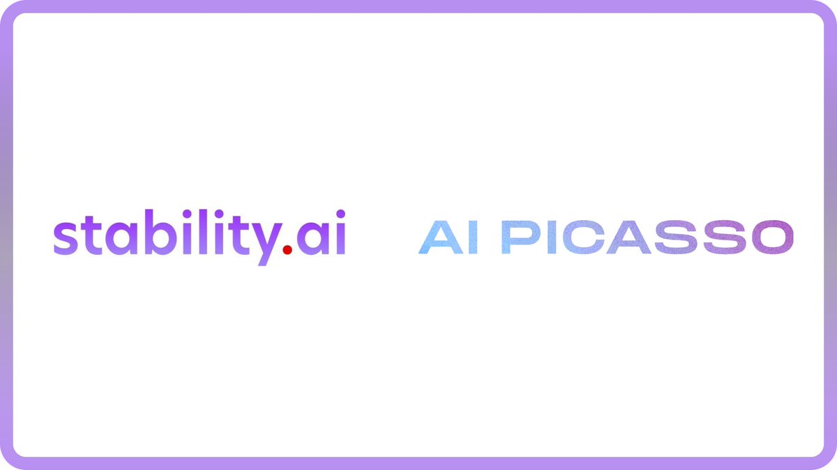 AIPicassoApp's tweet photo. Stability AI Japanさんが主催するスタートアップ支援プログラム第二号企業としてAI Picasso株式会社が採択されました！

密に協力し、#AIダンス を始めとする動画生成AIの技術開発を加速し、生成AIの発展に貢献していきます。

今なら誰でも #AIダンス を無料で試せます🕺

生成したダンス動画をSNSで投稿したり、お友達と一緒に動画を作りあったりして楽しんでください🙌
ダウンロードはこちらから👇
https://t.co/4nGMfn9Ivu

https://t.co/e11LI7Nvka