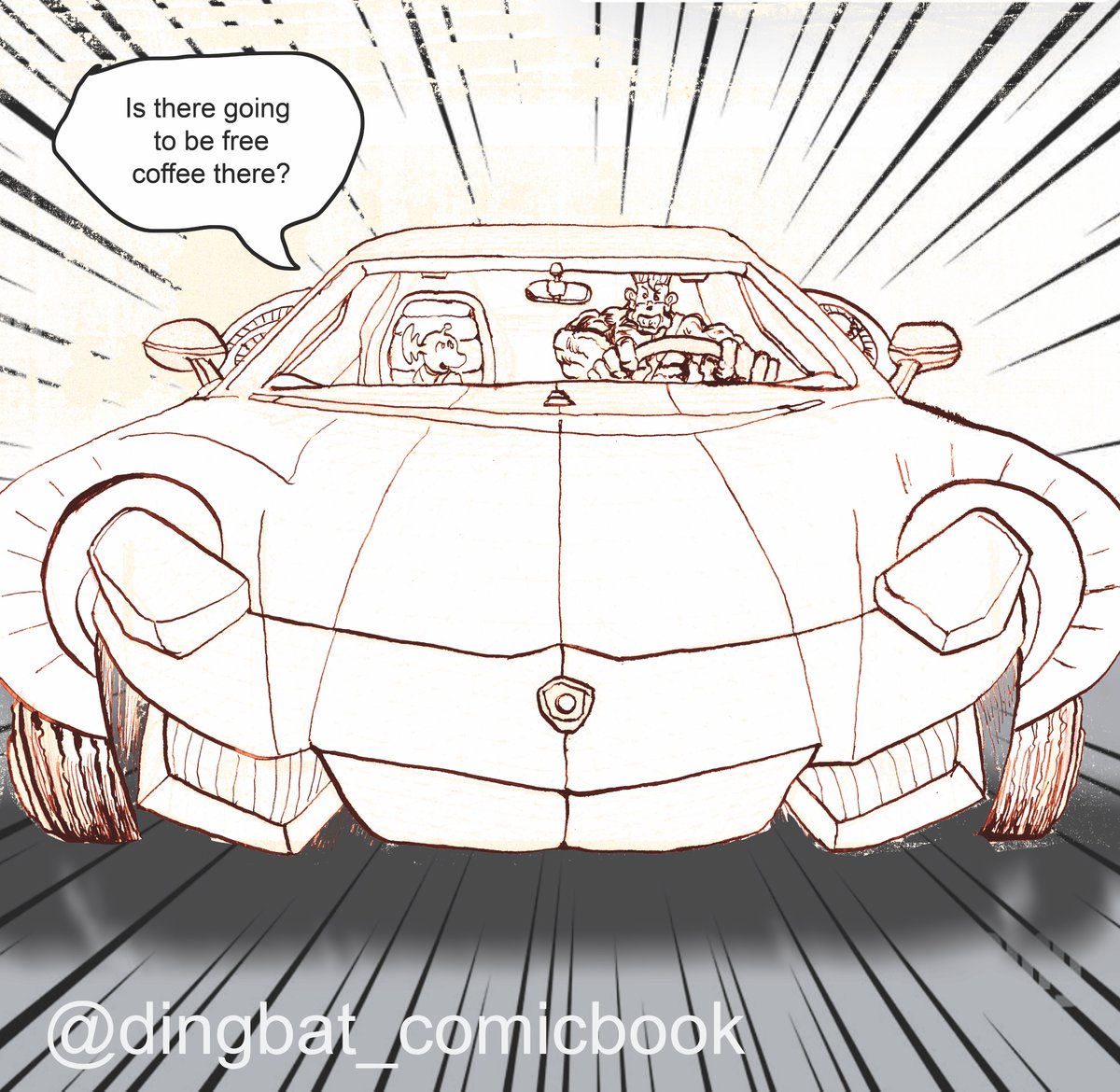 imagevulture's tweet photo. Dingbat goes on his first mission with The Puce Avenger. Work in progress.
.
Read the logline for “Dingbat and the Puce Avenger” here: https://t.co/dUUJqFD5Zn
.
@dingbat_comicbook #dingbat ⁣#dingbat_comicbook  #imagevulture #graphicnovel #comicbook #comicart #manga #イラスト https://t.co/AfurUoqxf5