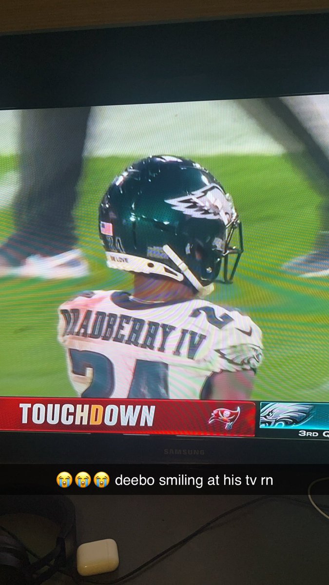 ericdika_'s tweet image. Deebo was right bradberry is so cooked #nfl #EaglesNation