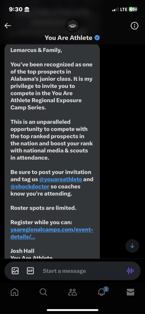 LBonner_17's tweet photo. #AGTG blessed to have a opportunity to show my talent🙏🏾@CoachThurm87 @TheCoachGriggs @aliceville_FB @Bama2A_Football https://t.co/5PrN9haVp1
