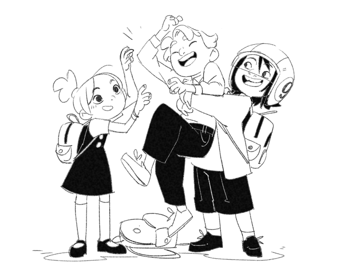 Some research sketches of the main characters of @FunbrewGames game! 
