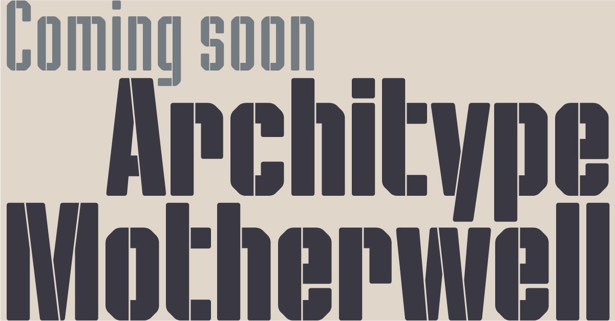 TheFoundryTypes's tweet photo. 🚨 Architype Motherwell – a new font release 🚨 COMING SOON 🚨 by The Foundry Types.
For free trial fonts >>> DM us 📨
#fonts #type #sans #typography #design #graphicdesign #typeface #fontfoundry #typestudio #typefoundry #architypemotherwell #wimcrouwel #crouwel #branding https://t.co/OXSRBzaj54