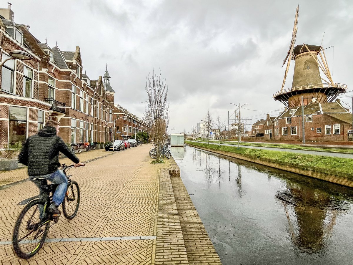 For decades, Delft was carved in two by a monstrous and deafening train viaduct, until they decided to bury the tracks in the early 2000s.

Rather than fill this space with motor traffic, it was allocated in a much more humane manner: for trams, trees, terraces and active travel.