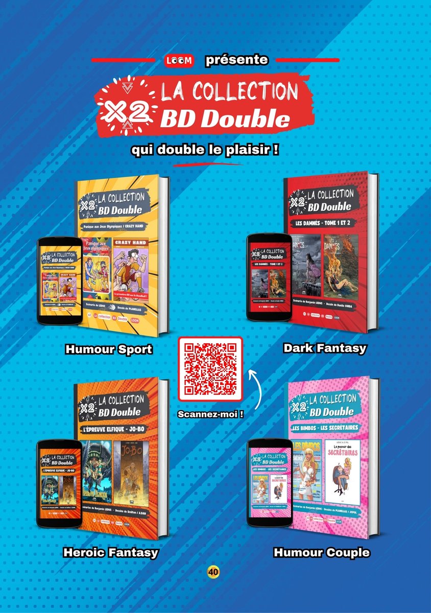 benjaminleduc's tweet photo. 🎉 Découvrez la série “X2 - BD Double” ! 🎉

Plongez dans des BD palpitantes avec notre collection de bandes dessinées en double tome. 

Cliquez ici pour découvrir la série “X2 - BD Double” : https://t.co/PlFTVMHB5S

A découvrir ou à offrir ! 📚

#BD #livre #jeuxolympiques #hand https://t.co/XnL05hiSzU