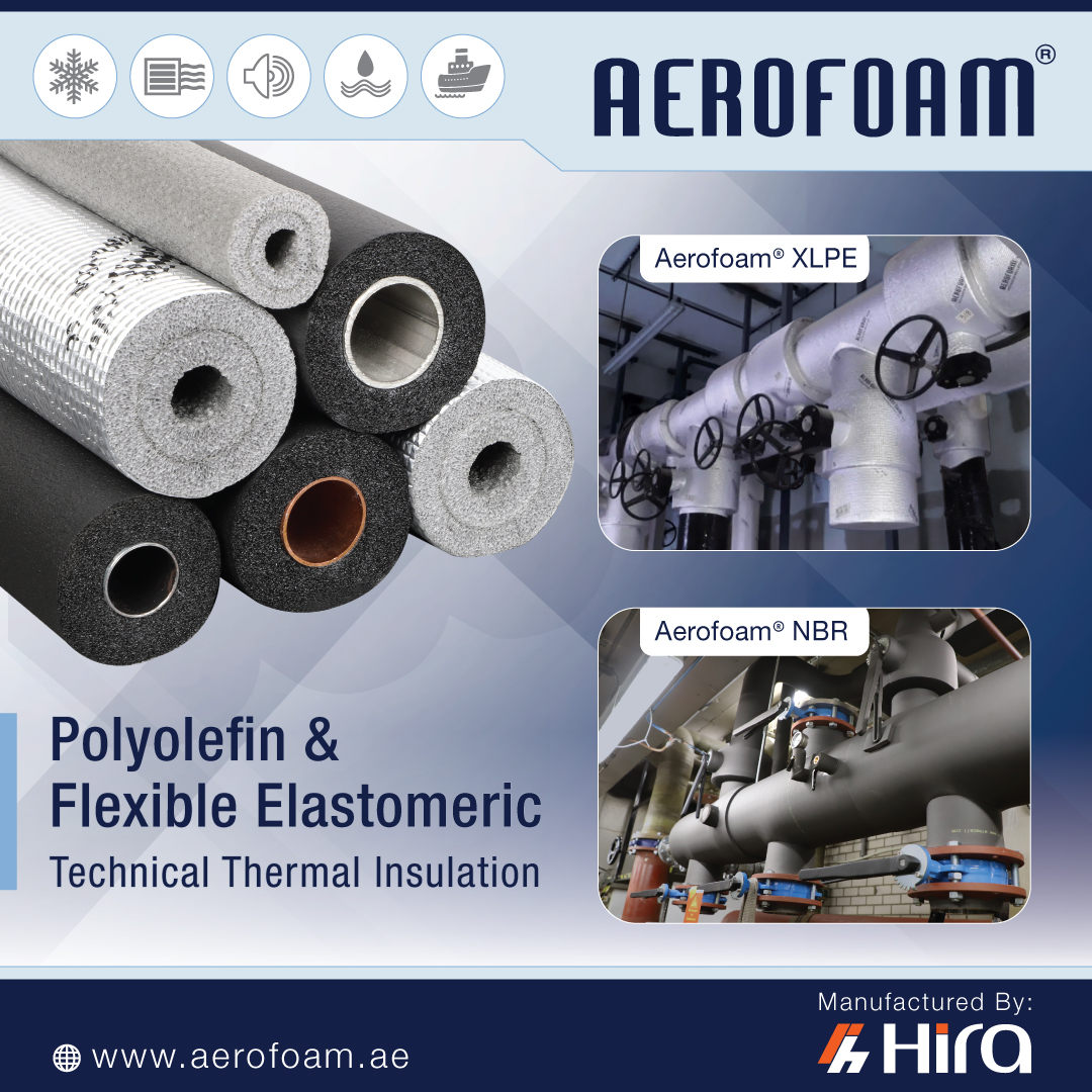 HiraLLC's tweet photo. Aerofoam NBR with high water vapor resistance, perfect for duct &amp; pipe insulation in AC, water systems, &amp; refrigeration. Lightweight, flexible, &amp; easy to install. Aerofoam XLPE, a polyolefin gem with mechanical protection. For more info, visit https://t.co/fKq8YdsnH6. #hvac https://t.co/g6C8NO49Sb