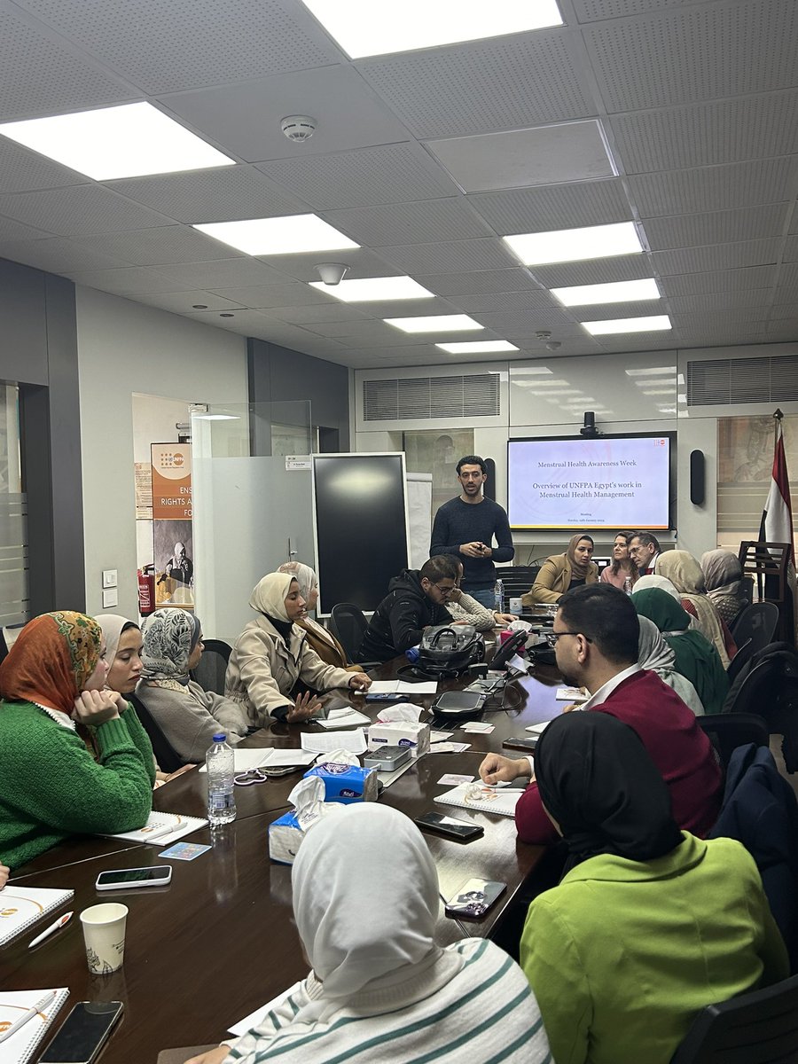 Luzia Zeruneith (@luziazeruneith) on Twitter photo Menstrual Health Awareness week Day 2 <a href="/UnfpaEgypt/">UNFPA in Egypt</a> training youth leaders from across Egypt in MHM. End Period poverty. Menstrual Health Awareness week Day 2 <a href="/UnfpaEgypt/">UNFPA in Egypt</a> training youth leaders from across Egypt in MHM. End Period poverty.