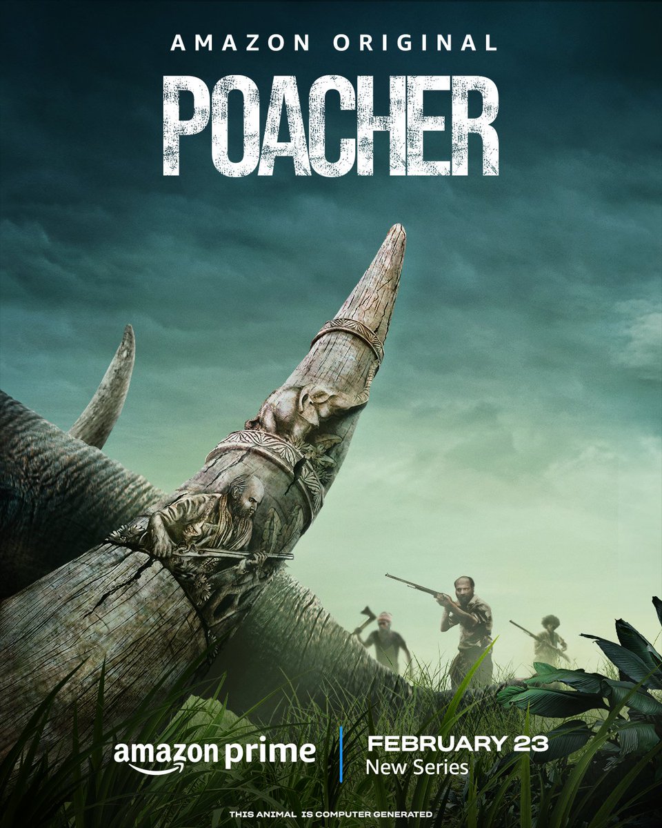 'Delhi Crime' Creator #RichieMehta's New Series #Poacher From 'Get Out' Producer @_QCEnt, ft. @NimishaSajayan @roshanmathew22 & @debu_dibyendu, premieres Feb 23rd on @PrimeVideoIN.