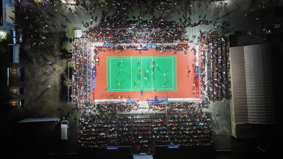 ThisisHainanGov's tweet photo. The 2024 #Hainan Wenchang Village #Volleyball Tournament Spring Match kicked off on Jan 12. 🏐📣📣 #WhatsOnHainan https://t.co/AcvIwkM7VY https://t.co/xC6rZ7OXGf