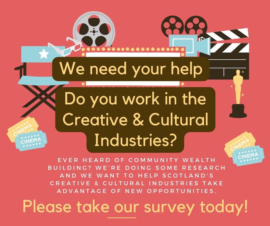 Have you taken our survey yet? This research will help us identify important opportunities for those in the creative and cultural industries so if you haven't then please take it today! bit.ly/CreativeCWB