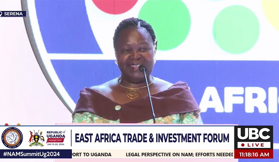 ubctvuganda's tweet photo. Uganda has made sure that we have in place all the necessary policies and supportive legislations, so when you want to invest in Uganda, in what ever sector i can speak with authority that the supportive legislation and policies are in place. - @NankabirwaRS 
#NAMSummitUg2024 https://t.co/8ymCIdgqAl