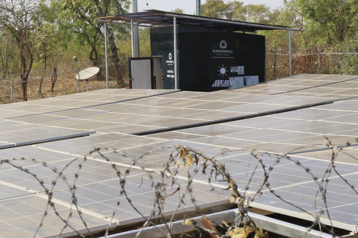 modisalihijo's tweet photo. Yesterday, my team and I joined the Honourable Minister of Power, Chief Adebayo Adelabu where we spent time with the good people of Adafila community in Oyo state, assessing the 90KwP solar hybrid mini-grid deployed by @TheREANigeria through the @WorldBank-funded Nigeria Electrification Project Performance-Based Grant.