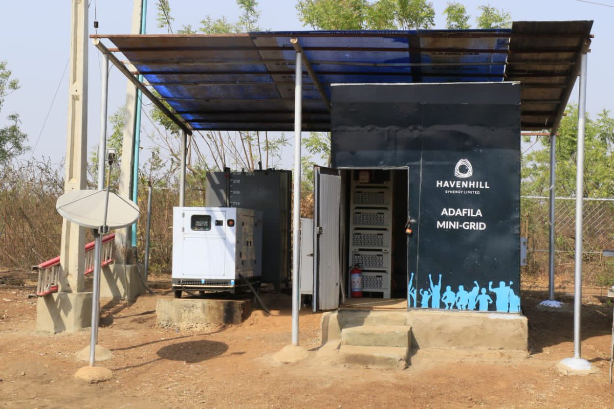 modisalihijo's tweet photo. Yesterday, my team and I joined the Honourable Minister of Power, Chief Adebayo Adelabu where we spent time with the good people of Adafila community in Oyo state, assessing the 90KwP solar hybrid mini-grid deployed by @TheREANigeria through the @WorldBank-funded Nigeria Electrification Project Performance-Based Grant.