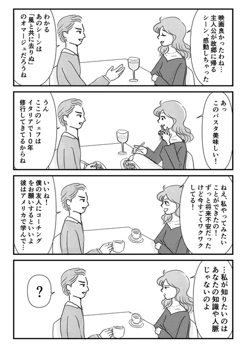 【すれ違う私たち】  #4コマ漫画