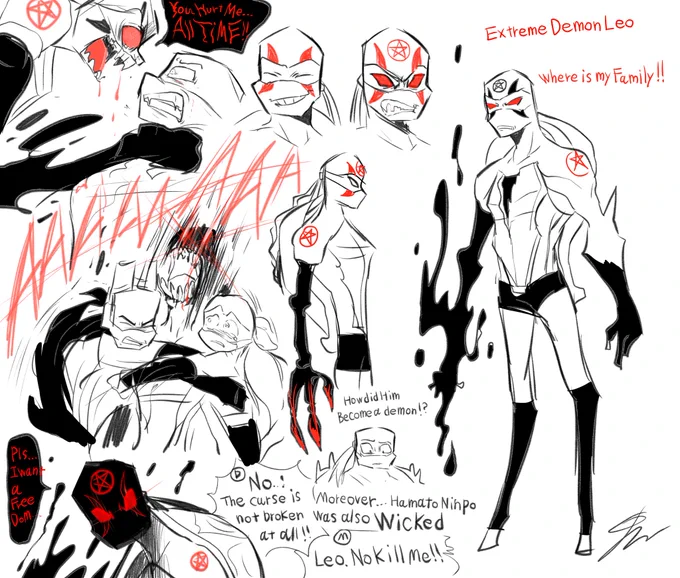 Extreme Demon Leo
The power of its disgust and hatred will surpass even Krang. In exchange for a certain affliction, he transforms himself into a real demon and destroys those who would sabotage him in order to be the best he can be. 