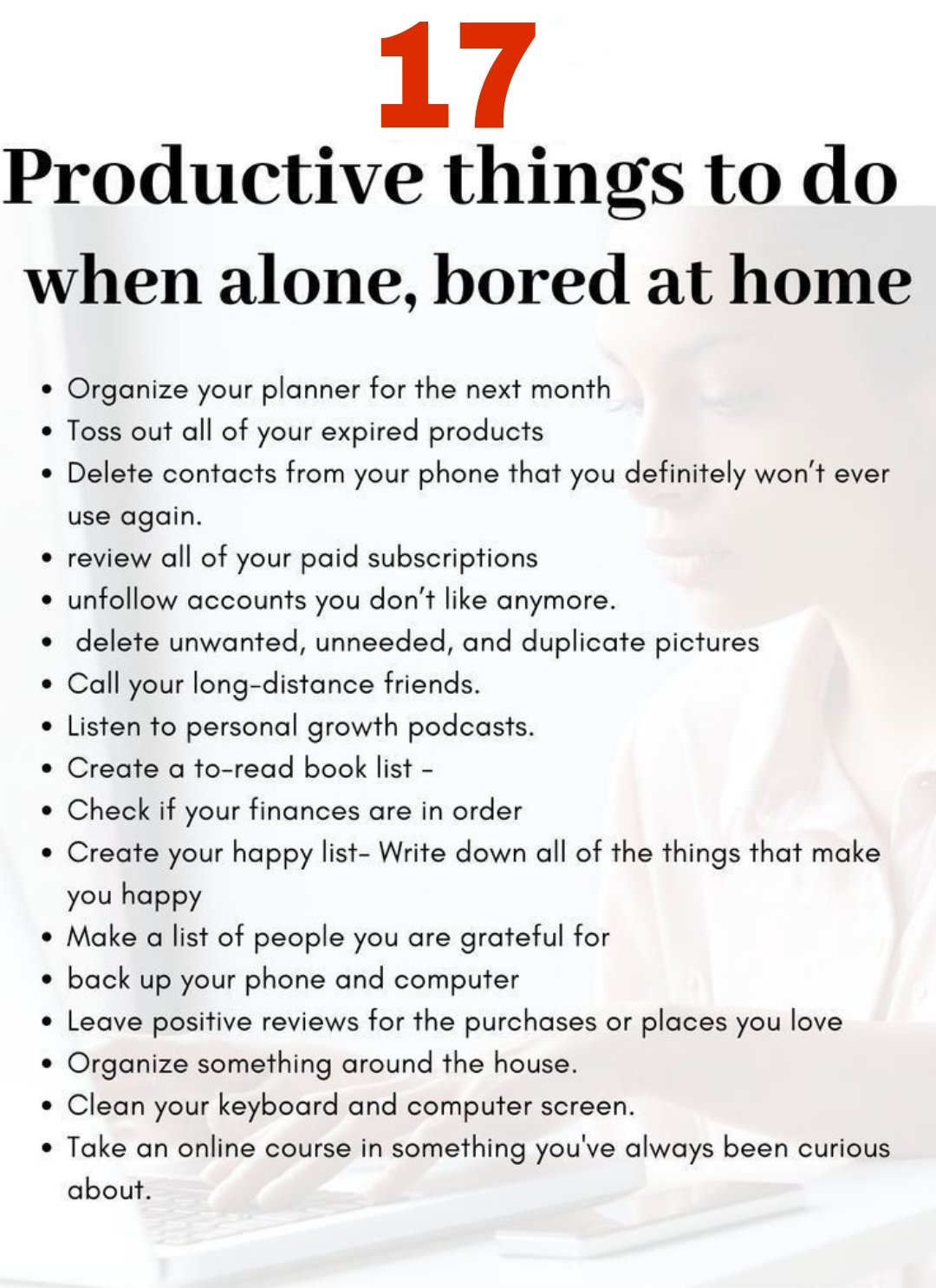 liminal on X: &ldquo;17 Productive Things To Do When Alone, Bored at 
