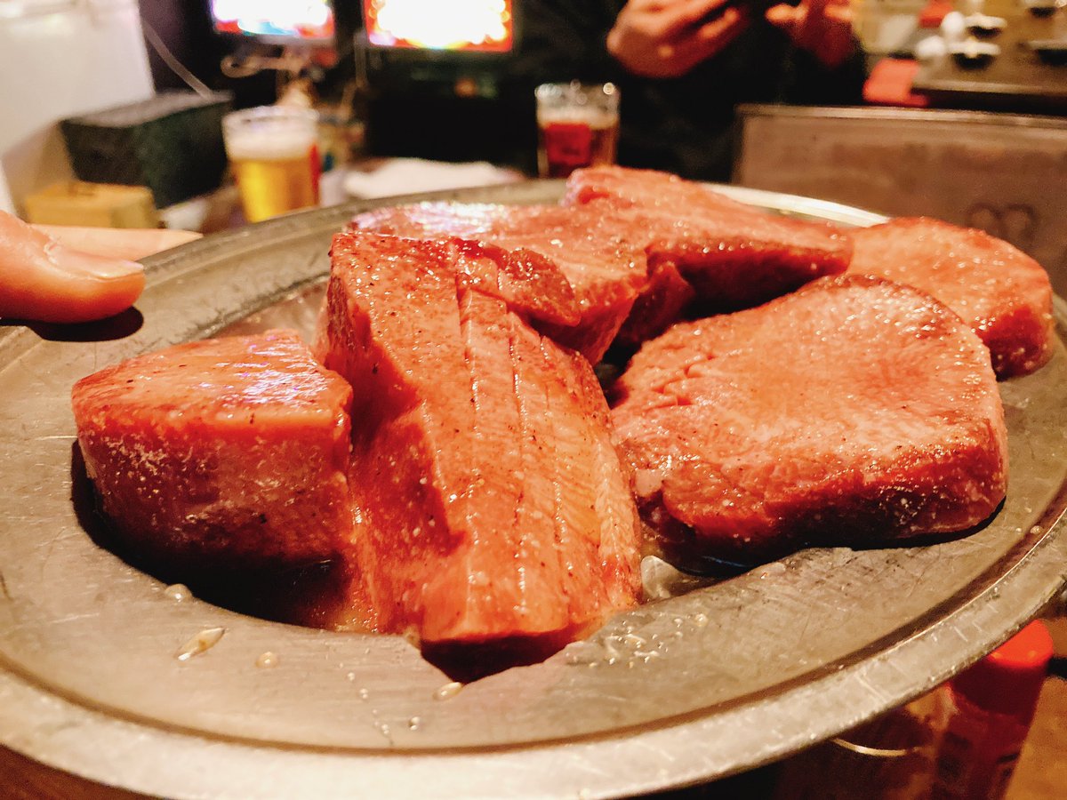 rokilega's tweet photo. 2024.1.13

新年会

#焼肉たっちゃん
#厚切りタン
#ホルモン
まさかの5人前未カット✨　

ごちそうさまでした😋 https://t.co/QwmeBkCSNU