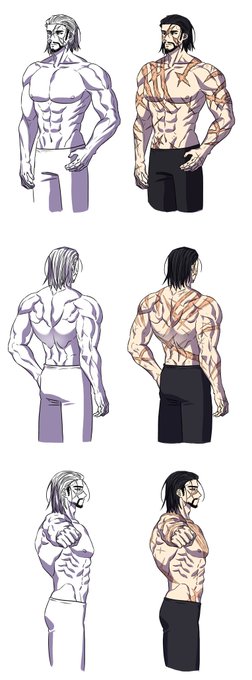 어시님 요청으로 만든 남주 근육 자료
새삼 근육 너무 어렵네용...ㅋㅋㅋ 앞으로도 공부 더 많이 해야할듯😅 