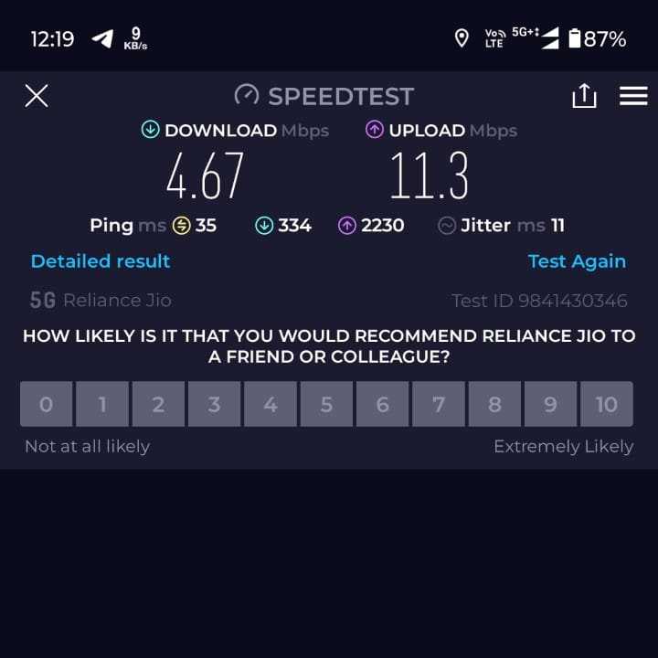 ab_78692's tweet photo. @JioCare  @reliancejio @JioTrue5G Last 2 Month 4G se bhi Slow speed hai @JioTrue5G ki !! Pincode -361345 Mithapur. (Dist-Devbhumi Dwarka) bahut complaint ki mail bhi kiye par. Kuch result mila nahi hai abhi tak Asha karta hu aap jald hi iska samadhan karege https://t.co/b0SqMIlaSb