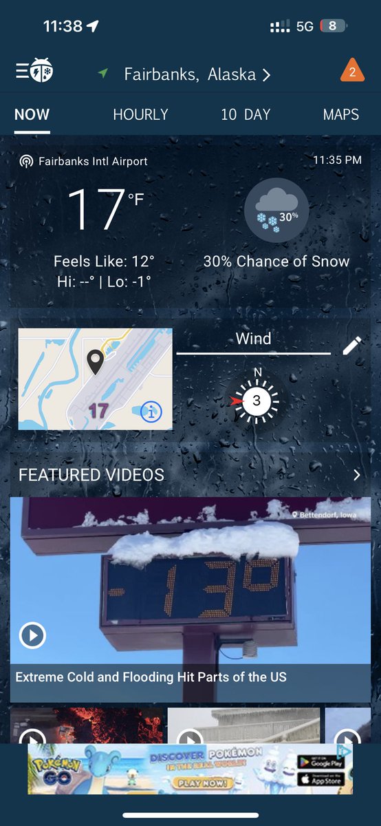 levikj's tweet image. LOOOOOOOL Fairbanks, Alaska is warmer than Dallas, Texas right now
@explorfairbanks @TravelAlaska @dallasnews @CityOfDallas @NWSFairbanks @NWSFortWorth