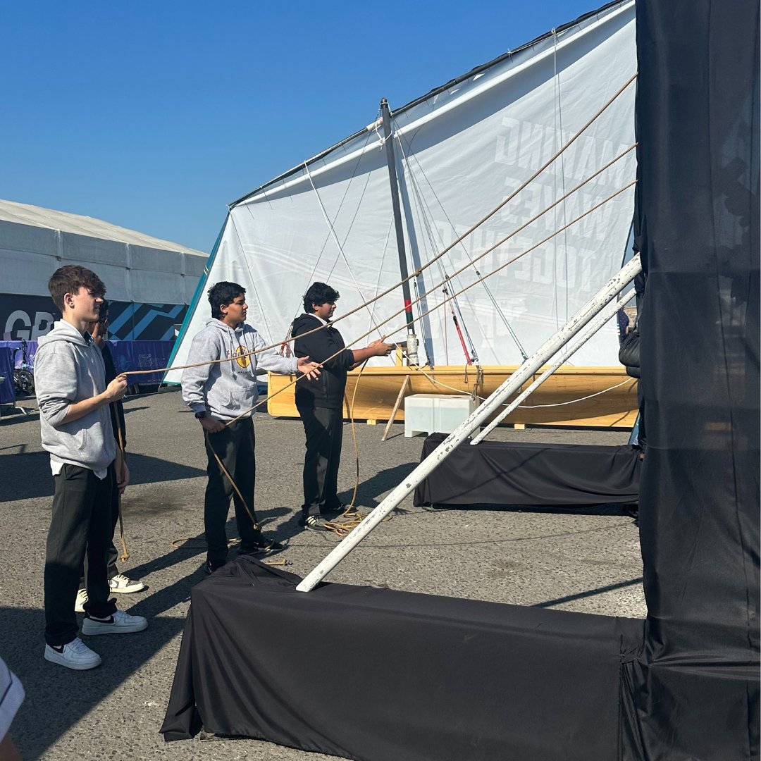 RISAbuDhabiKCC's tweet photo. Our MYP students had an amazing day exploring the @sailgp  behind-the-scenes launch site to learn about engineering and physics principles, as well as the different careers associated within engineering, design, marketing and promotion.
#BeyondRaha #ProudlyTaaleem #KCCCommunity https://t.co/B9ACT4x6lH