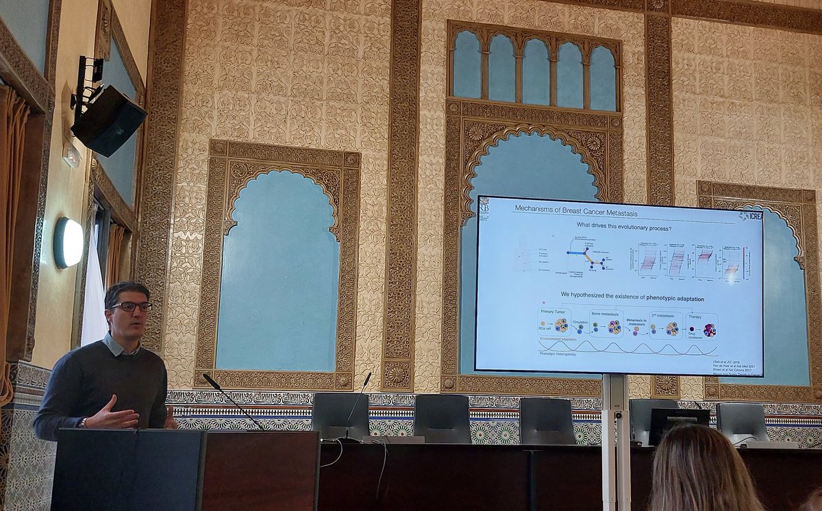 OncMet27's tweet photo. @RogerGom1 (@IRBBarcelona) delves into breast cancer metastasis cell fate and the intricacies of cancer progression! 🩸💓
@IMIBIC @Univcordoba @HUReinaSofia @Fac_CienciasUCO #MetaboCancer https://t.co/faXvr2n8Mt