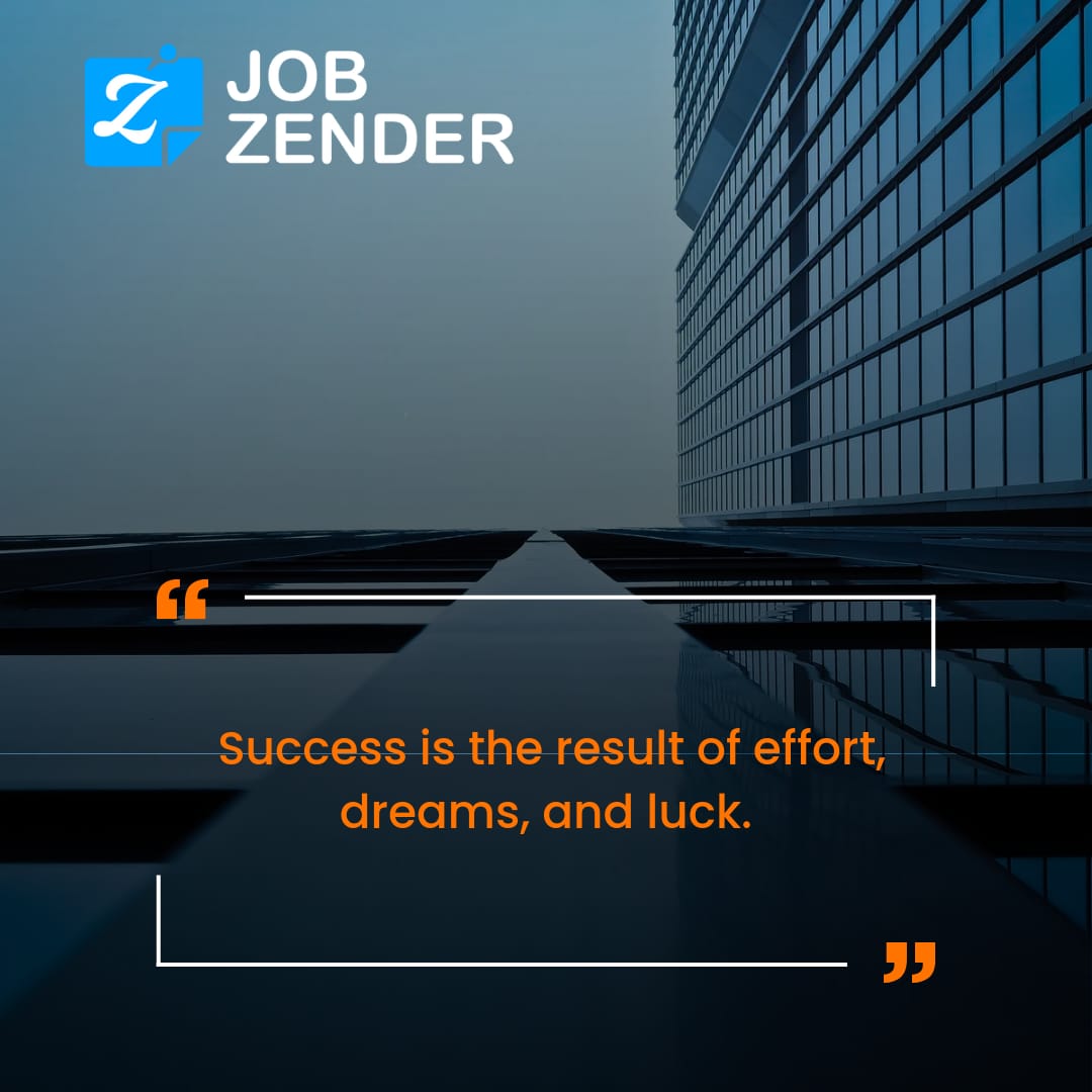 JobZender's tweet photo. "Success is the result of effort"
#jobzender
#deltacity
#Leaders
#Jobs
#success https://t.co/njuoSxPpiO