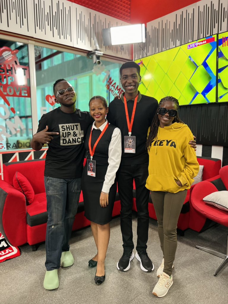 NRGRadioUganda's tweet photo. The NRG Breakfast Club was blessed with the wisdom and grace of youth Ministers from @Phanerookampala - @Shivanlinda1 and @CarltonNyakana 🙏🏾💯

A morning filled with inspiration and spiritual upliftment.

#NRGBreakFastClubUG #NRGRadioUG https://t.co/5mtgB6Axg4