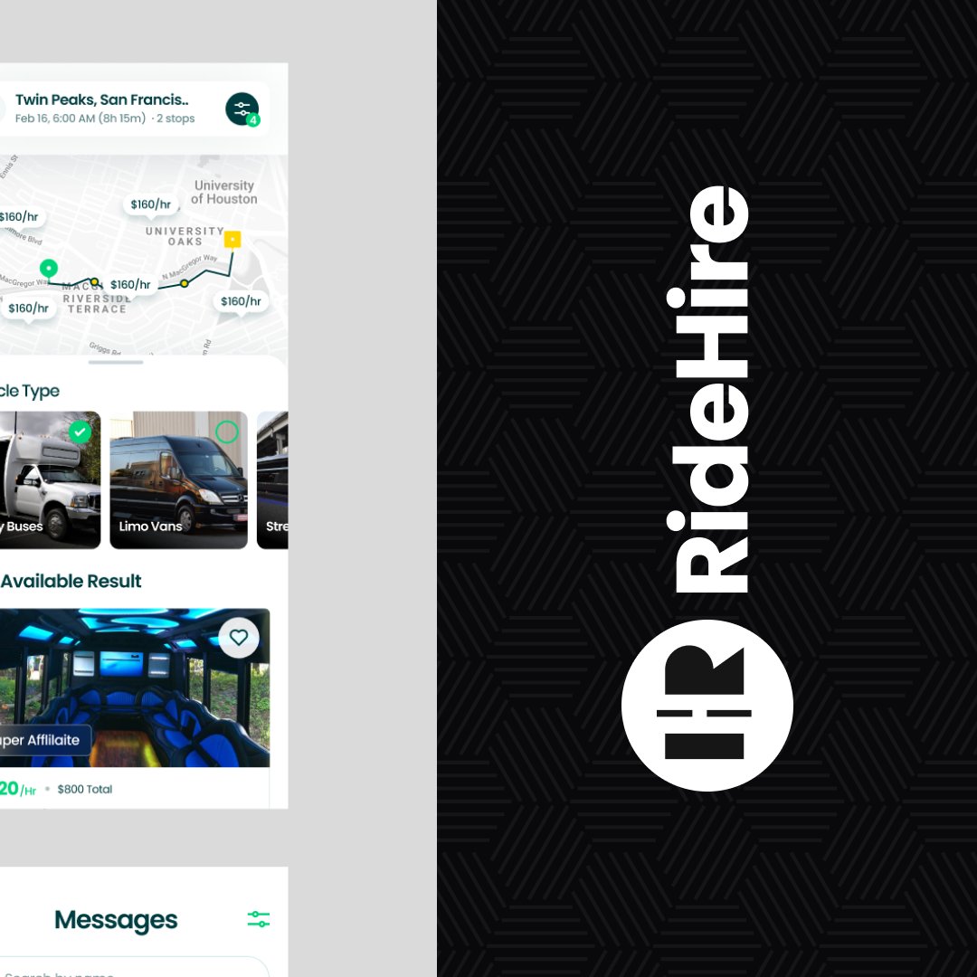 StylizeStudio's tweet photo. Check out the fantastic design of our new project of RideHire mobile app design.

Let me know if you dig it by giving a thumbs up! 👍

Got an idea? Shoot us a message in the inbox. 📩

UIUX design, App design (Android &amp; iOS) Web design inspiration.

#uidesign #uiux #mobileapp https://t.co/y7RhtfFYee