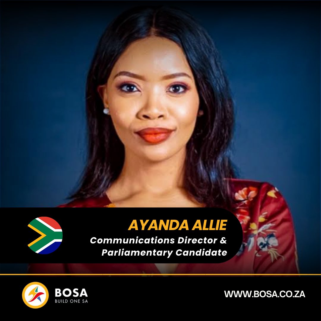 BuildOneSA's tweet photo. We announce today that communication specialist &amp; community development practitioner, @AyandaAllie has joined the party full time. Ayanda will serve as the party's Communications Director, as well as an aspirant candidate for Parliament 🇿🇦 https://t.co/KuC8nlr1GD