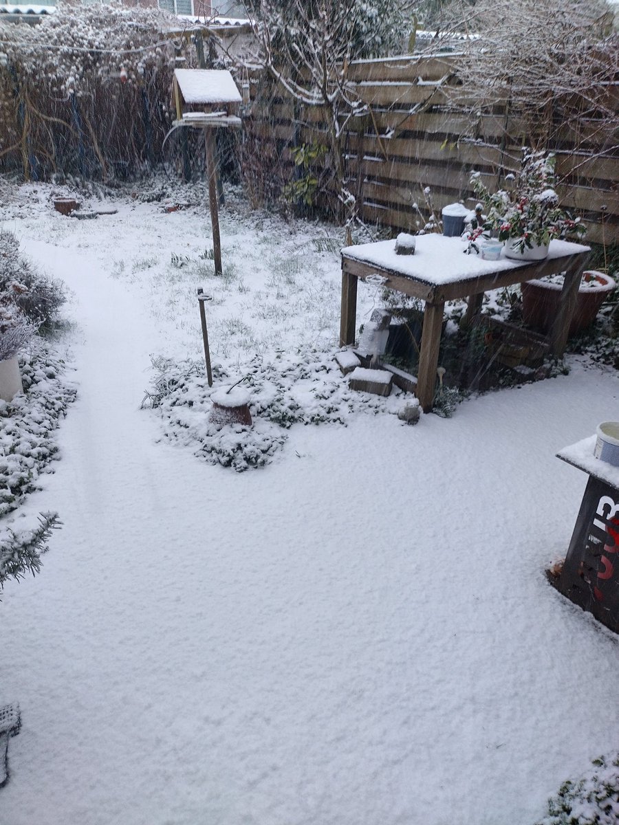 Hier ook een beetje sneeuw