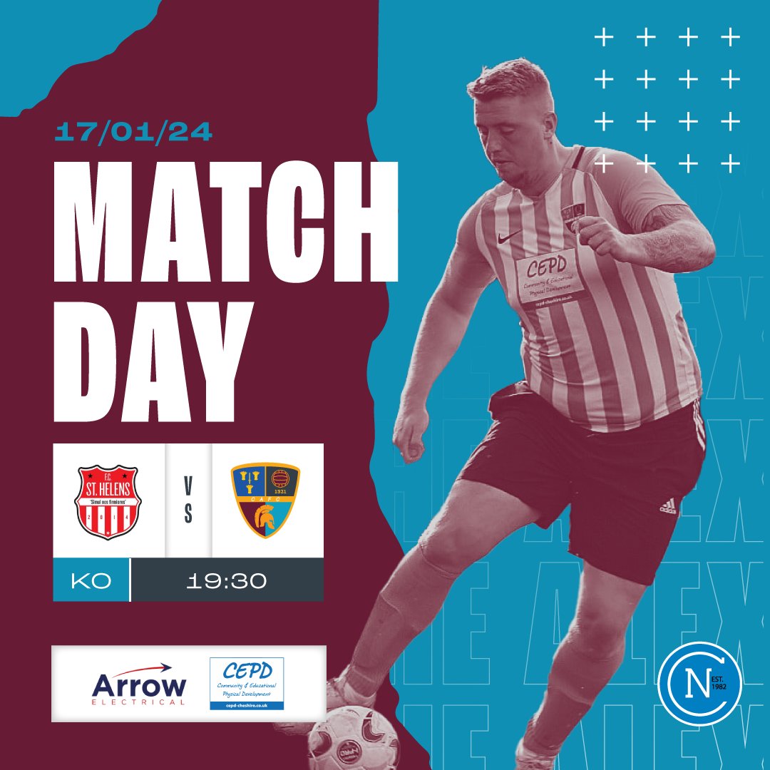 A quick turn around this week as we play our rescheduled fixture in the Northern Cup. We are away to FC St Helens on Wednesday evening #upthealex