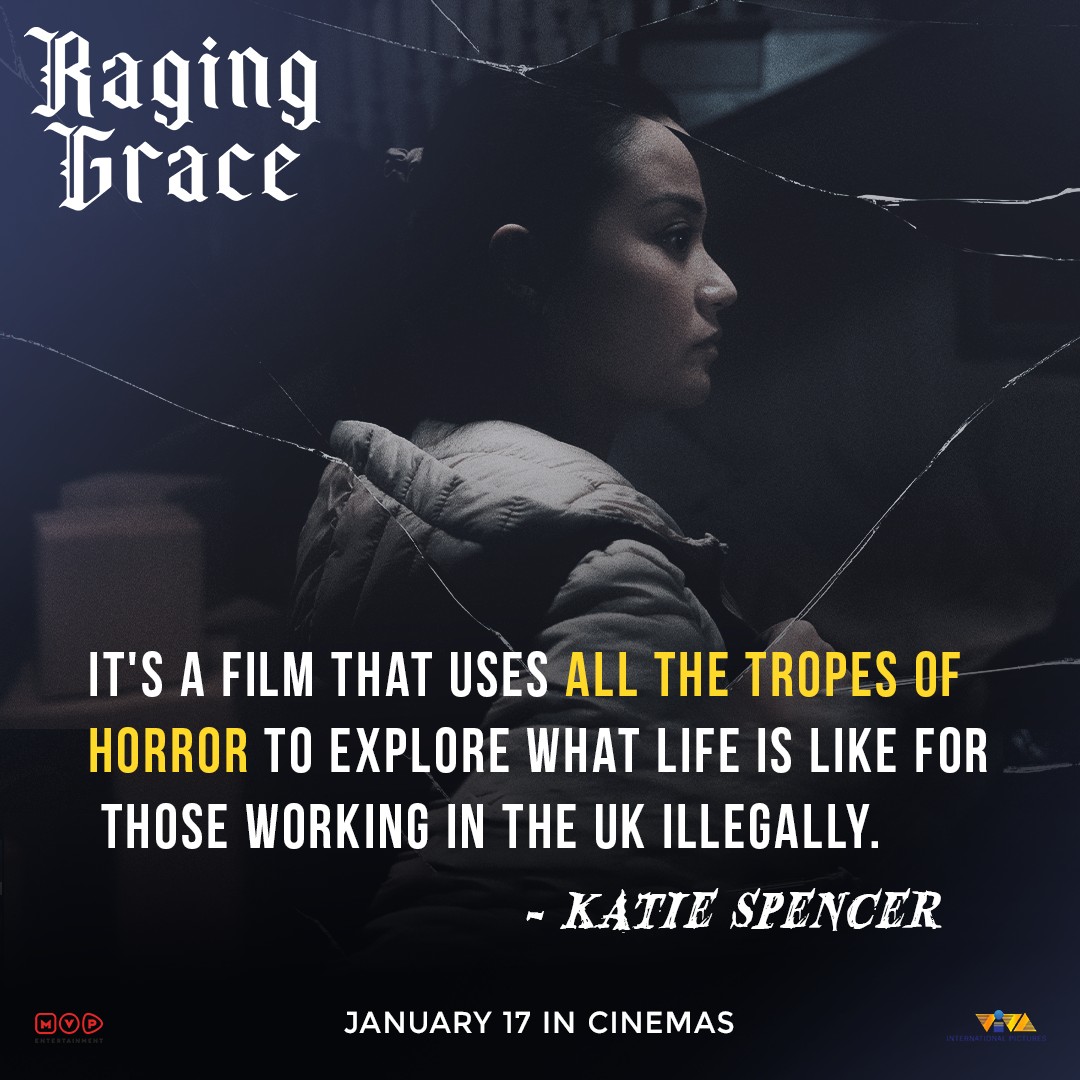 Explore the unnerving RAGE this January 17 in cinemas! Keep your eyes open for 'RAGING GRACE'. Starring Max Eigenmann, David Hayman, Jaeden Boadilla, and Leanne Best. A film by Paris Zarcilla. #RagingGrace