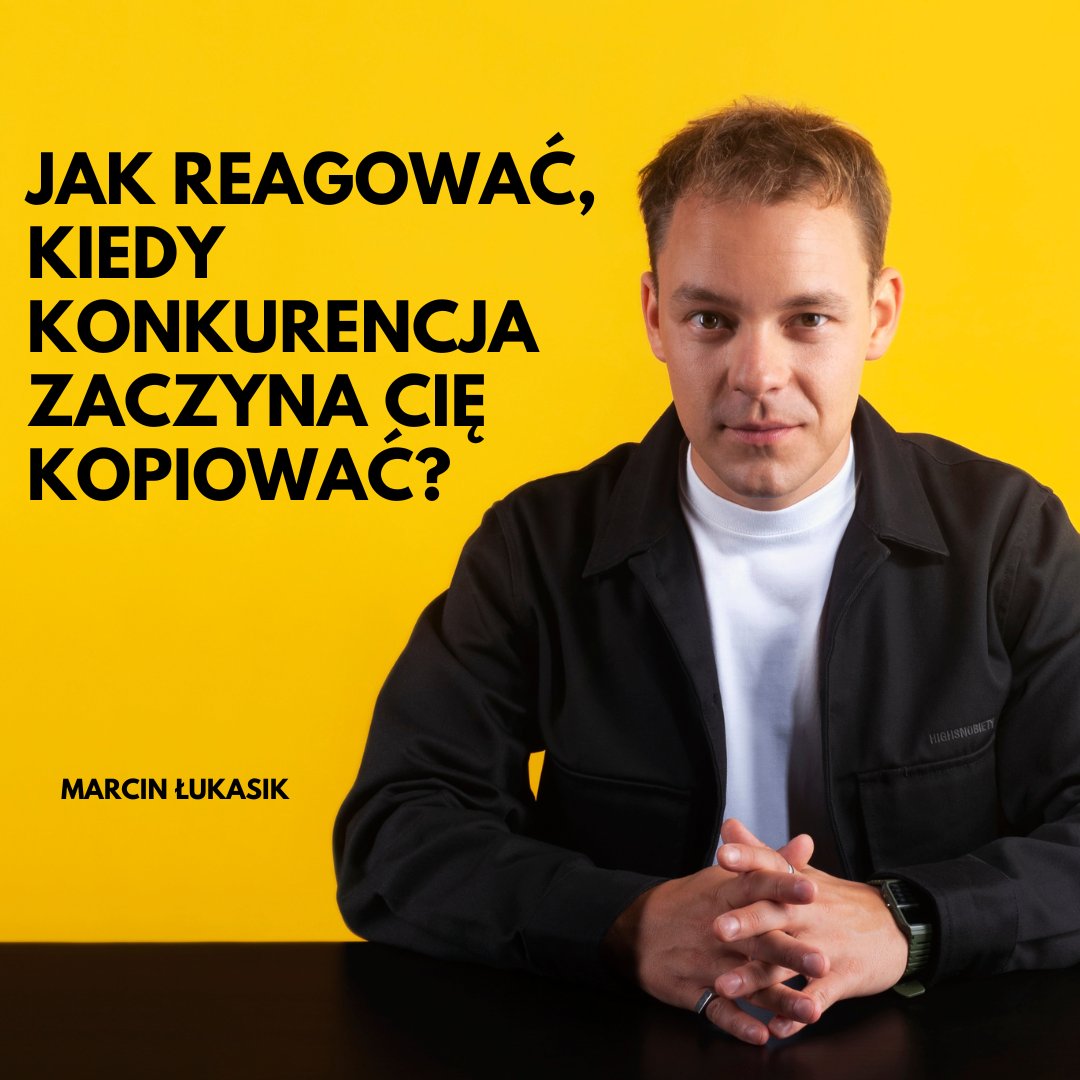 lukasikmarcin's tweet photo. 🔴 Jak reagować, kiedy konkurencja zaczyna Cię kopiować ⁉️https://t.co/9Tls0L2jj7 https://t.co/LQ0S0eJTH4