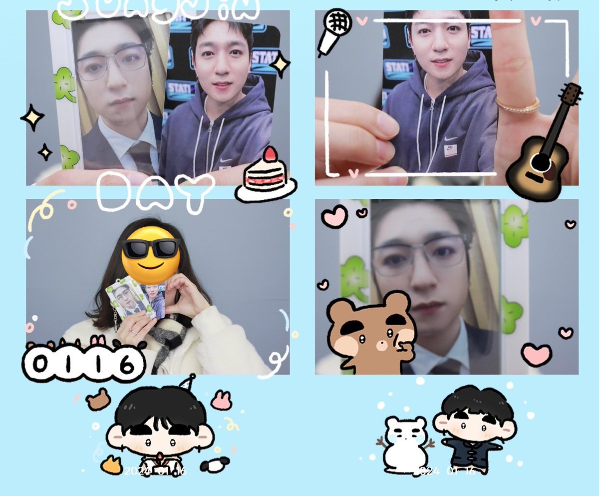 deck_0116's tweet photo. 냅다 포카 들이대고 데장이랑 찍기💚💚
진짜 프레임 너무 귀여워,,, 입에 넣고 와랄라

#성진이의_미소만이_날_숨쉬게_해 https://t.co/NlBd2QFpZh